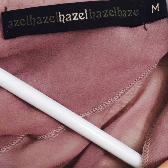 Mauve Lace Keyhole Back  Blouse! - Picture 8 of 8